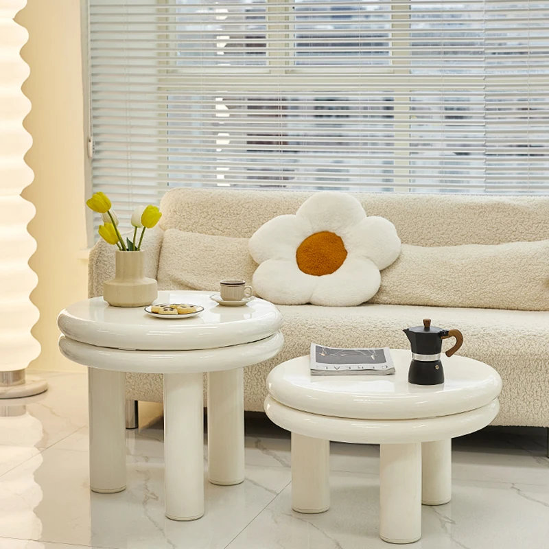 

Железный журнальный столик, круглый поднос для хранения в скандинавском стиле, Маленький Многофункциональный боковой угловой столик, мебель для гостиной
