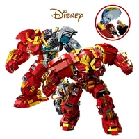 disney marvels avengers hulkbuster 1450pcs iron man mk44 ironman hulk superheroes robot figures building brick block gift toy