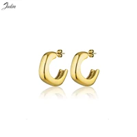 non tarnish waterproof fashion retro exaggerated personality earring trend 2022 stainless steel jewelry wholesale