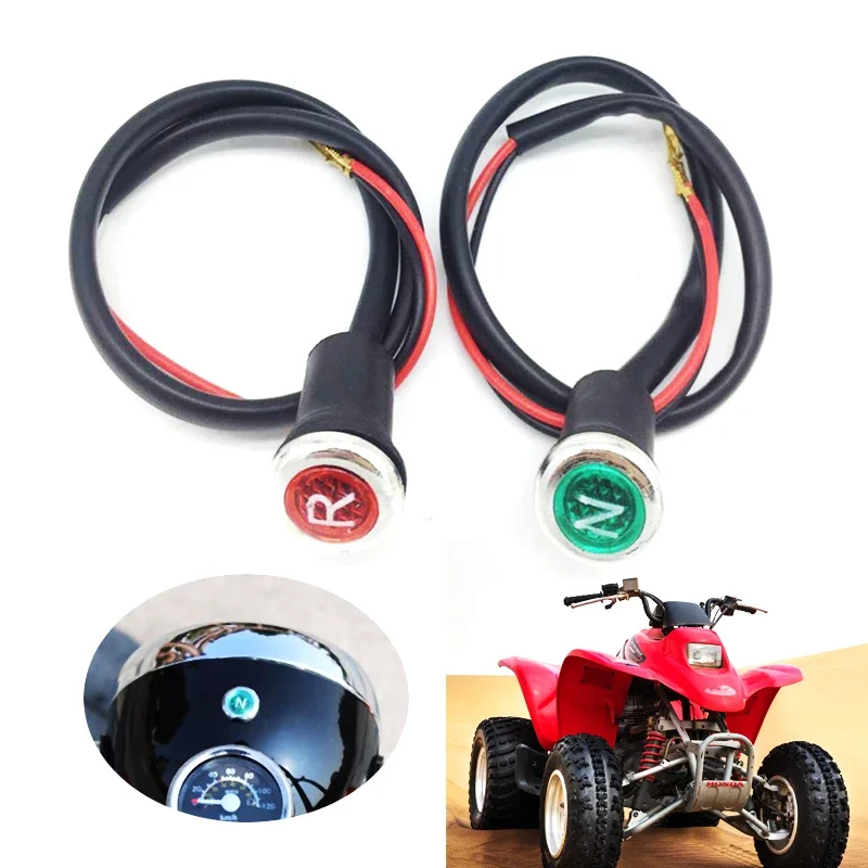 

2pcs ATV Reverse Neutral Light N/R Gear Light Indicator For 90/110/125/150/200/250/300cc ATV Quad Sunl/Taotao/Eagle/Loncin