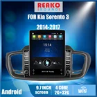 Автомобильный мультимедийный плеер для Kia Sorento 3 2014-2017, 2 Din, 9,7 дюйма, 4G, Carplay, Tesla экран, GPS-навигатор, Android, Авторадио, стерео