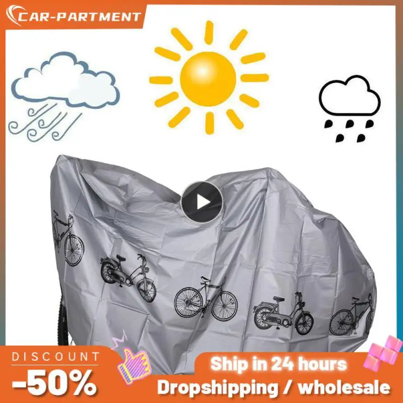 

1~10PCS Outdoor UV Protector MTB Bike Case Motorcycle Bicycle Covers Tarpaulin Cover Cloth Waterproof Rain Bicycle Case Tent