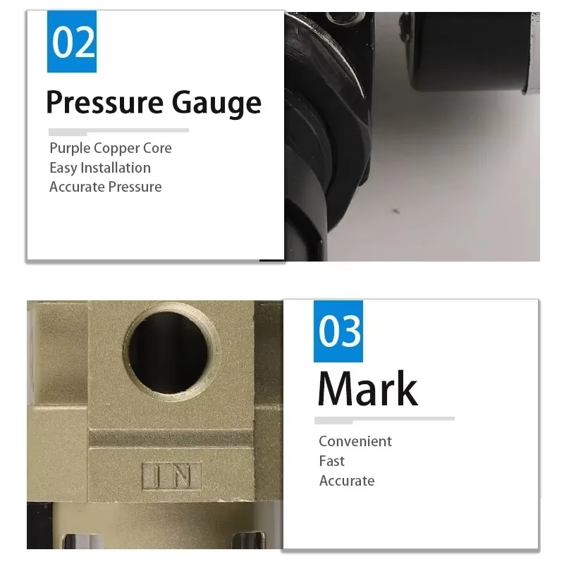 AW2000 AW3000 AW4000 AW5000 Пневматический фильтр-регулятор воздуха пневматический клапан