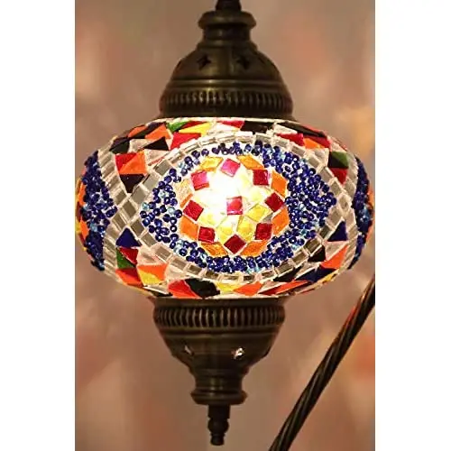 Мозаичные настольные лампы с лебедем ручной работы уникальные английские