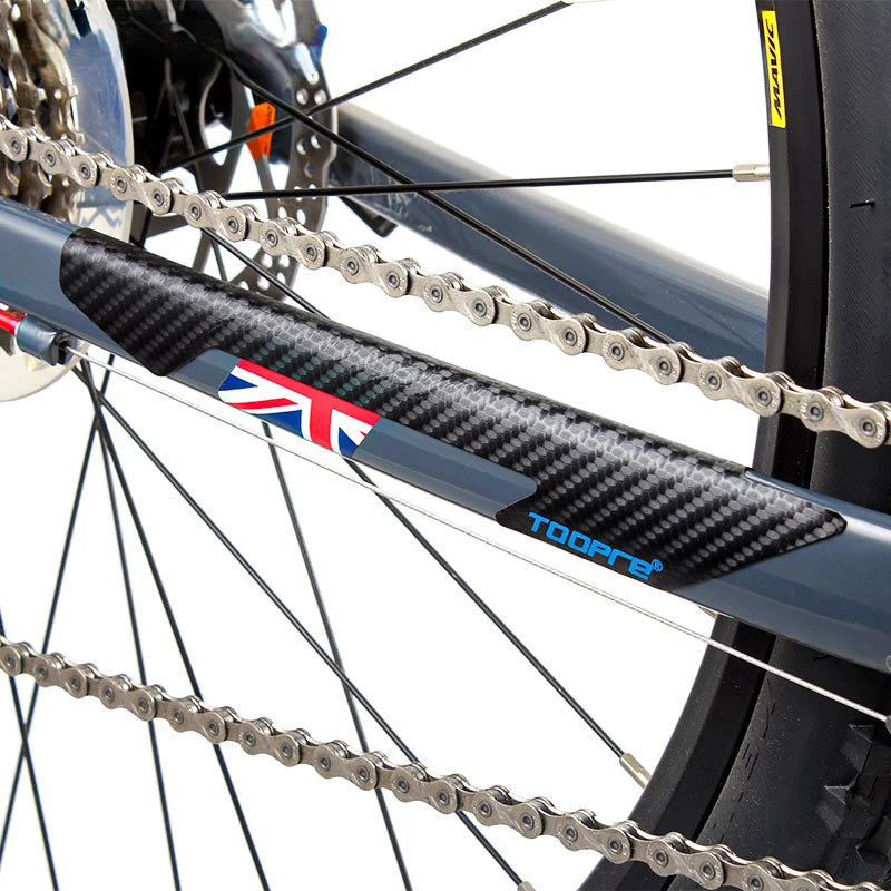 Протектор цепи велосипеда углеродный уход рама царапины MTB дорожный велосипед