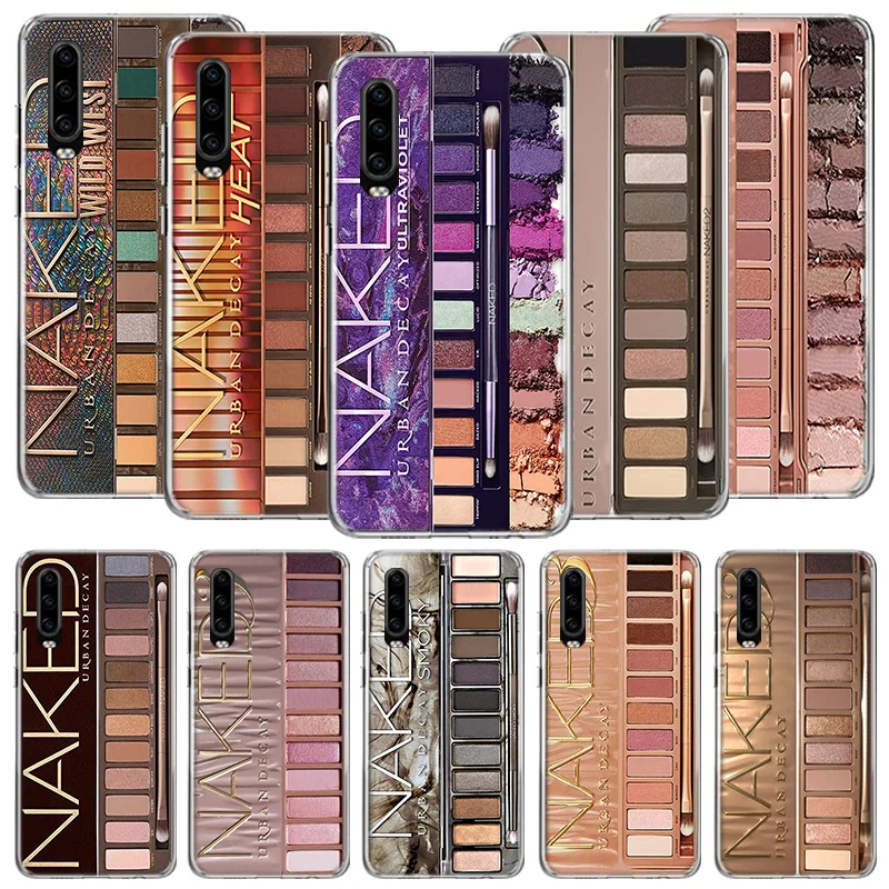 Glam Makeup Eye Shadow Box Phone Case For Huawei P50 P10 P20 P30 P40 Pro Cover Mate 40 30 20 10 Lite Capa Shell