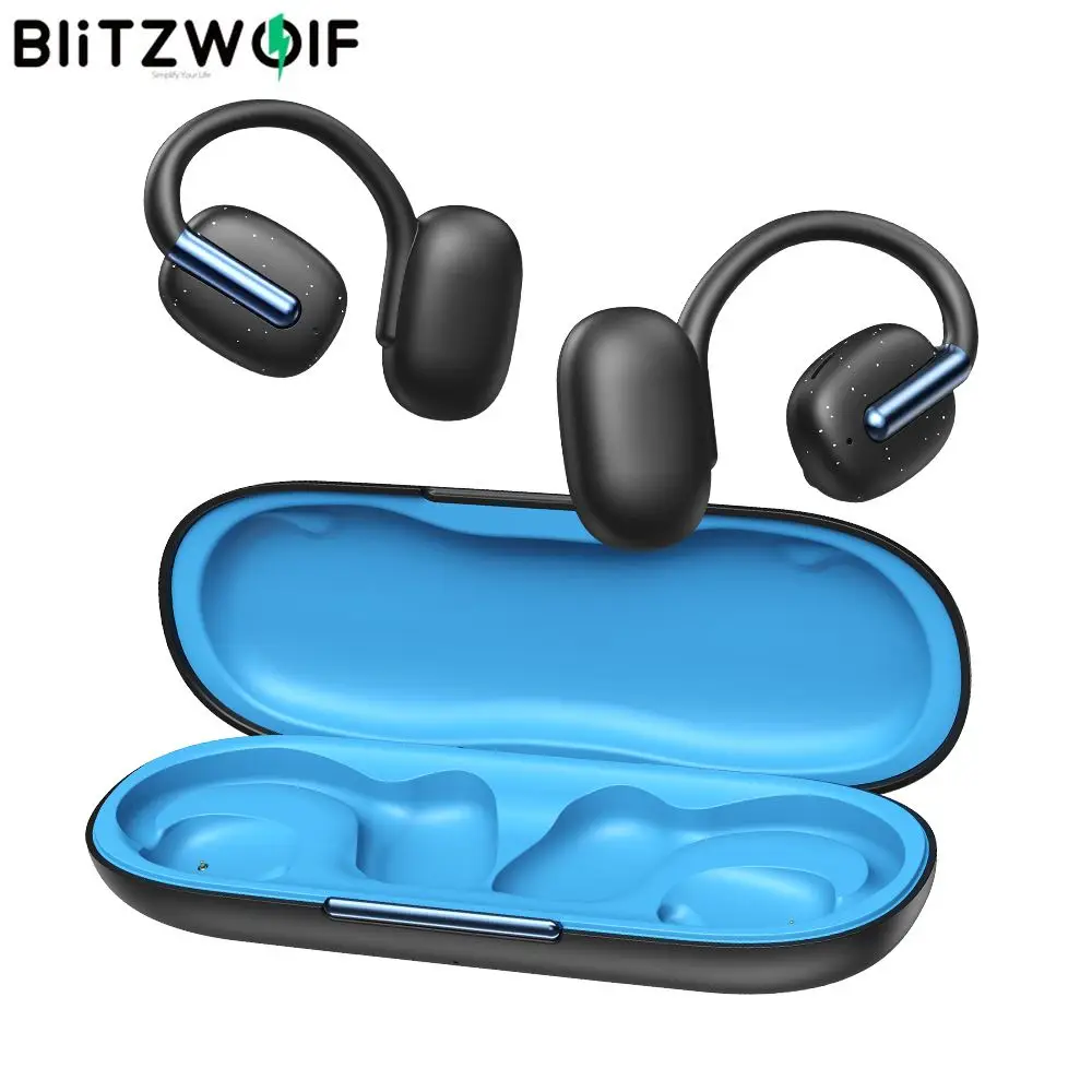 BlitzWolf BW-CD101 OWS bluetooth Earphone Wireless Earbuds 16mm Large Driver ENC Call Noise Reduction Long Battry Open-ear