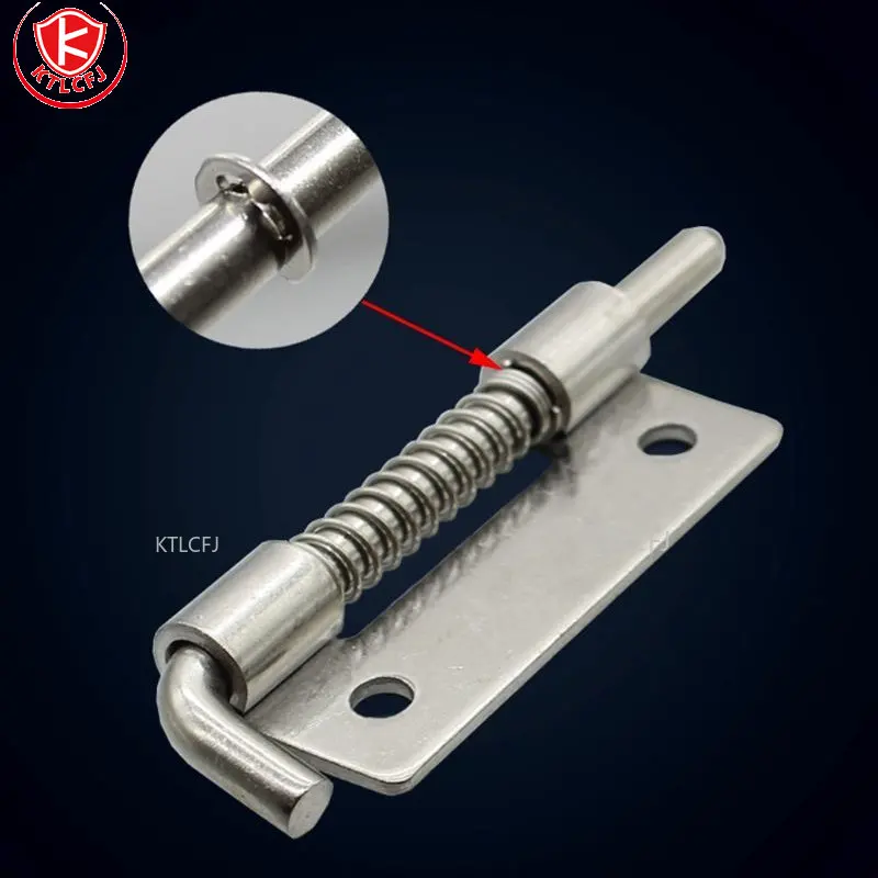 

Spring Loaded Metal Security Barrel Bolt Latch Silver Tone Spring Latches Door Cabinet Hinges Hardware 5pcs/lot