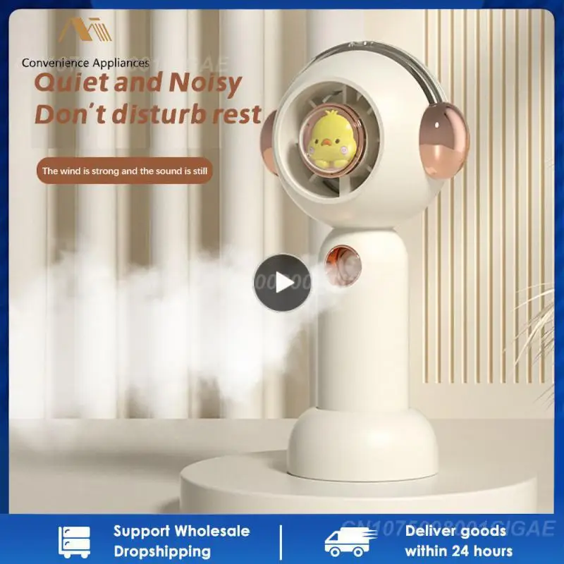 

Personal Mini Fan Large Capacity Water Tank Fine Polishing Portable Spray Handheld Fan Quickly Cool Down Wireless Mobility