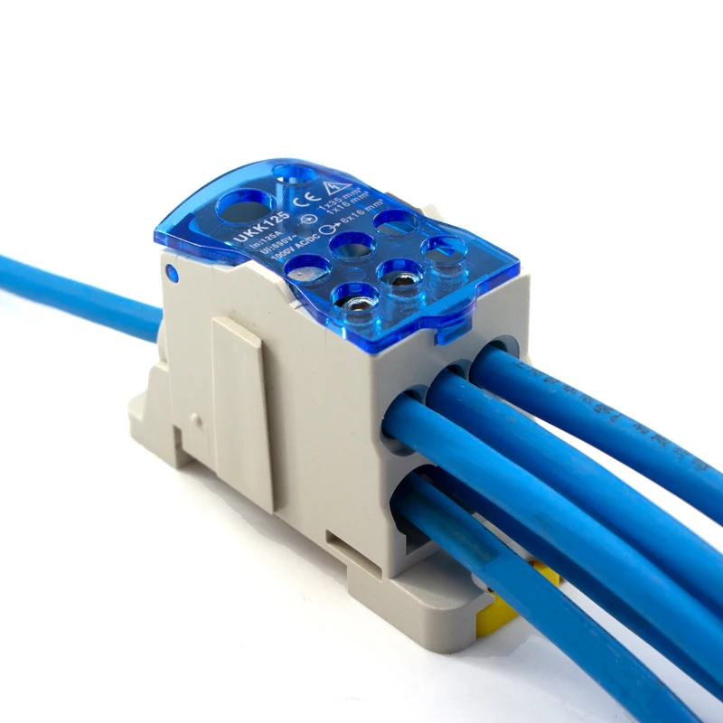 Клеммные колодки UKK 125A Din Rail универсальные водонепроницаемые | Строительство и