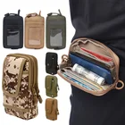 Охотничья поясная Сумка EDC Molle, миниатюрный кошелек для ключей, держатель для телефона, портмоне, Дорожный комплект, сумка на пояс