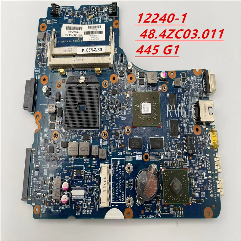 

722821-001 12240-1 Original for HP 455 G1 laptop motherboard 48.4ZC03.011 tested good free shipping