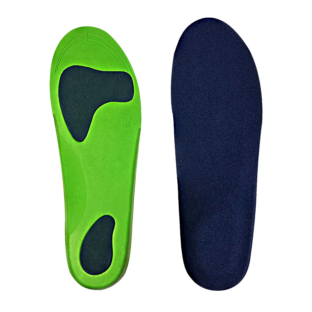 Foot Arch Correction Insole Flat Foot High Arch Support EVA Full Pad Men and Women Breathable Shock Absorption Sports Insole