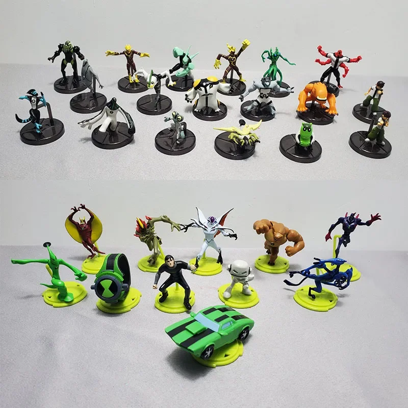 Фигурки Bandai Omnitrix Ben10 Wildmutt Grey Matter XLR8 Four Arms