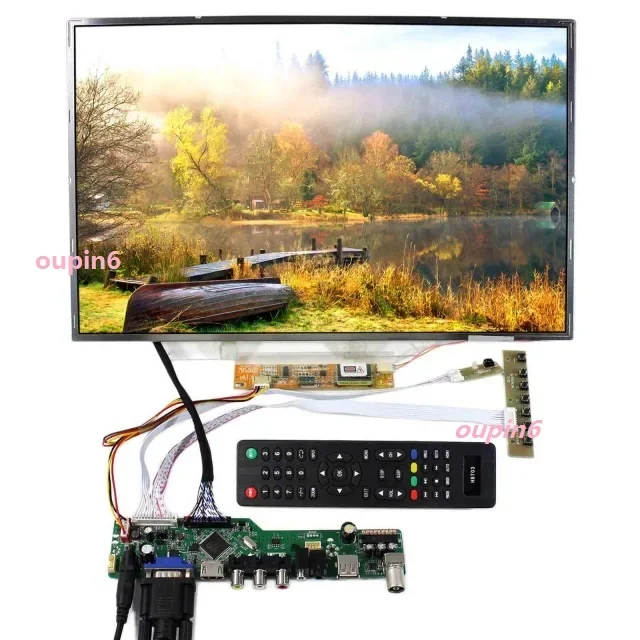 Плата контроллера B121EW03 V4 20-контактный модуль ТВ AV разрешение VGA цифровой сигнал 1