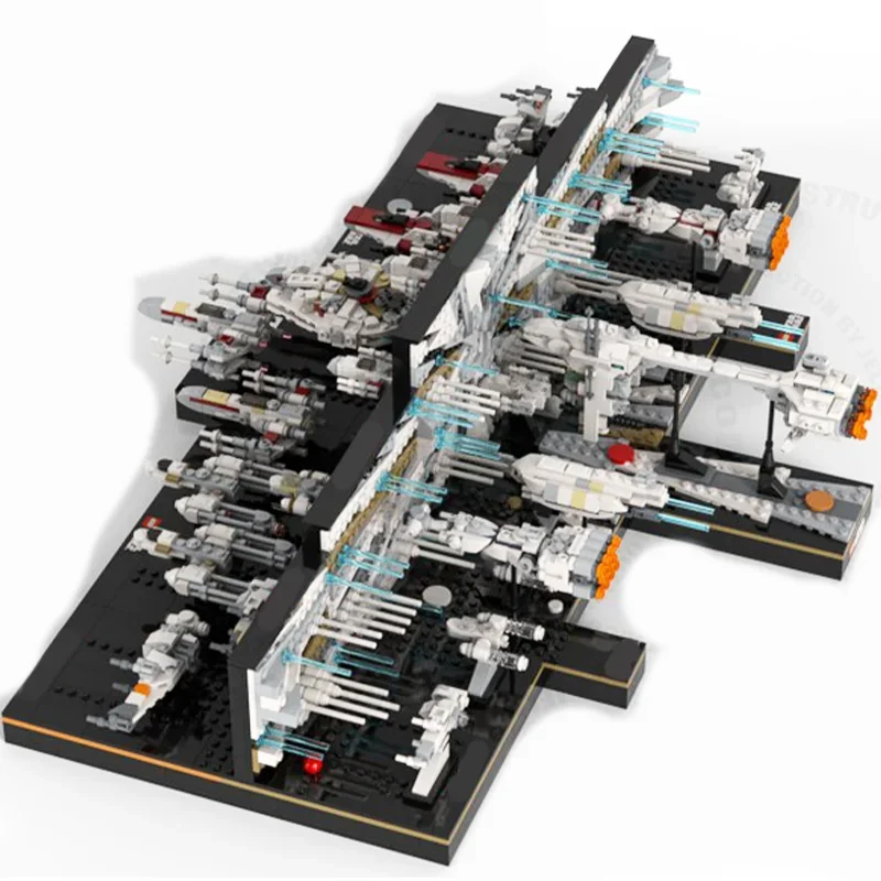 2948PCSMOCstarbattle Series-Episode VI Micro Diorama: Jump Into Hyperspace Полный пакет Строительные блоки