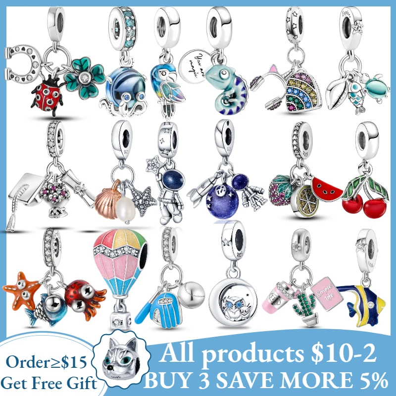 Серебряные бусины-подвески в форме сердца серебро 925 пробы | Украшения и