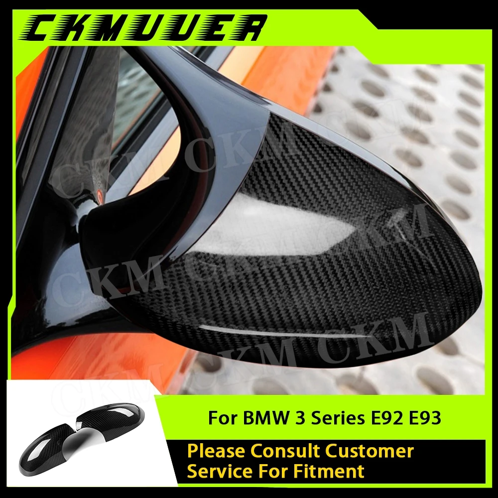 Фото Накладки на зеркала заднего вида CKMUUER из карбона для BMW 3 серии E92 E93 M3 2009-2012 №1