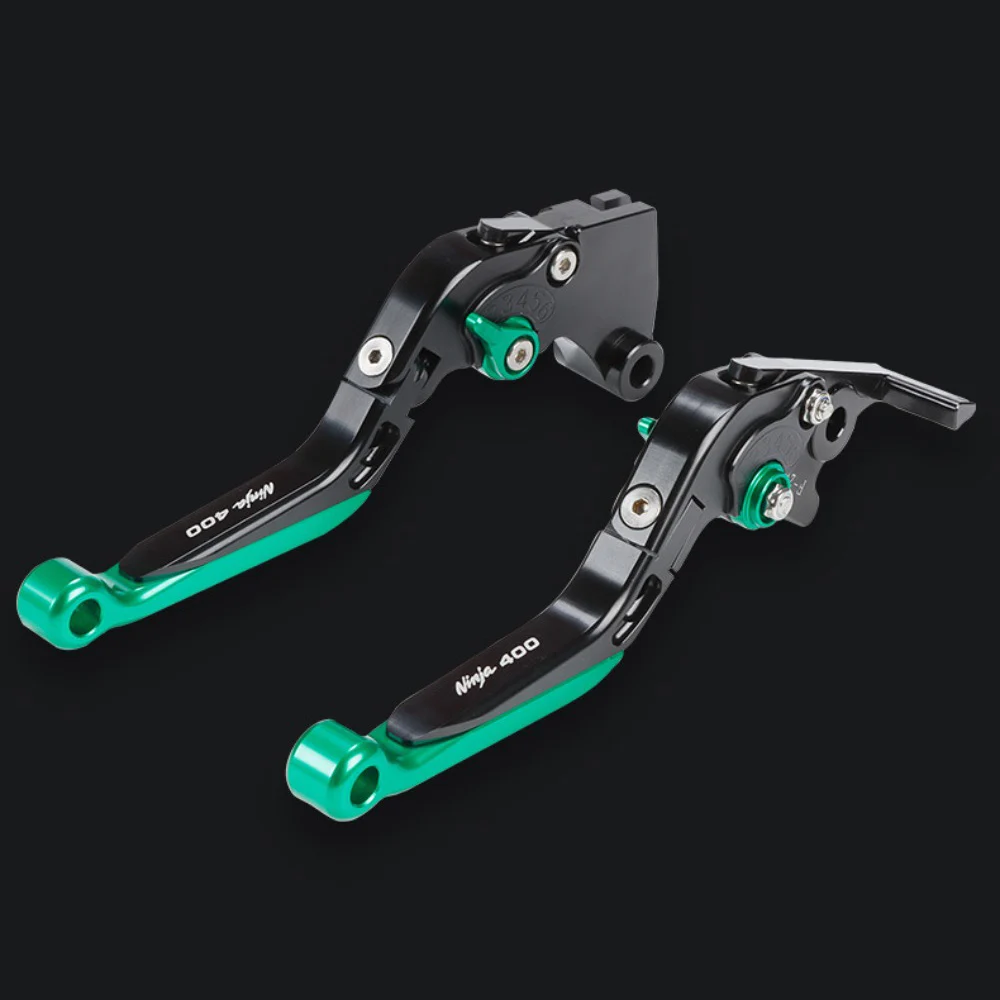 

1Pair NINJA 400 Laser Logo Brake Clutch Levers Motorcycle Aluminium Brake Clutch Levers FOR KAWASAKI NINJA 400 Year 2018-2022