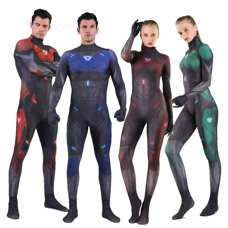 FC62020 Аниме фильм Gen:LOCK Косплей Kazu костюмы на Хэллоуин для мужчин Valentina Cammie косплей