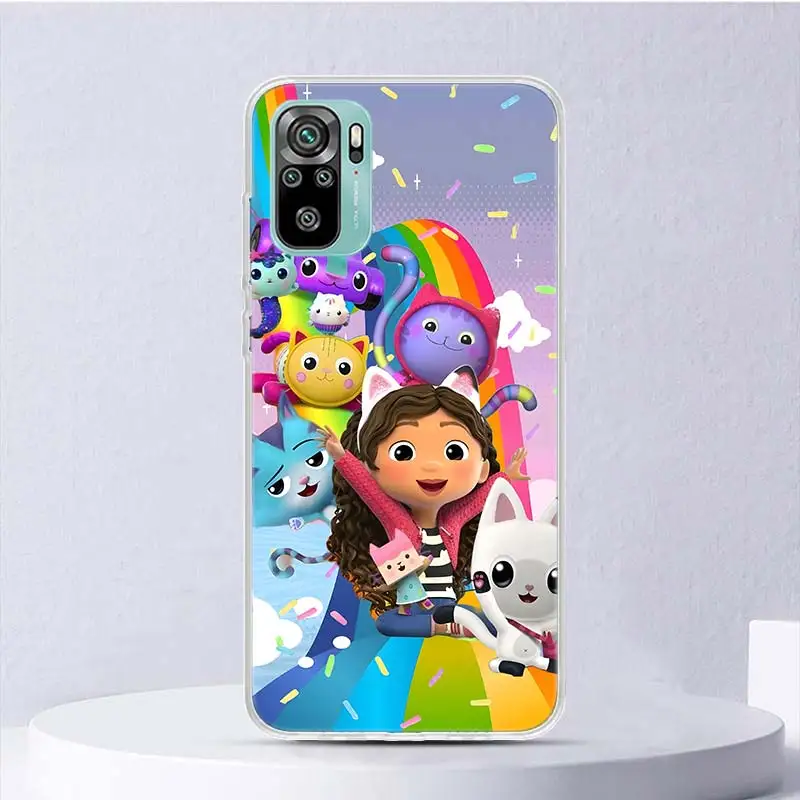 Мягкий чехол с рисунком кукольного домика Габби для Xiaomi Redmi Note 14 13 12S 11S 10S 12 11 10