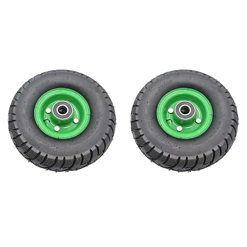 

2x10 дюймов 4,10/3,50-4 колеса для шин, 6204-2RS подшипник, резиновый надувной инструмент, искусственное колесо, резиновая деталь