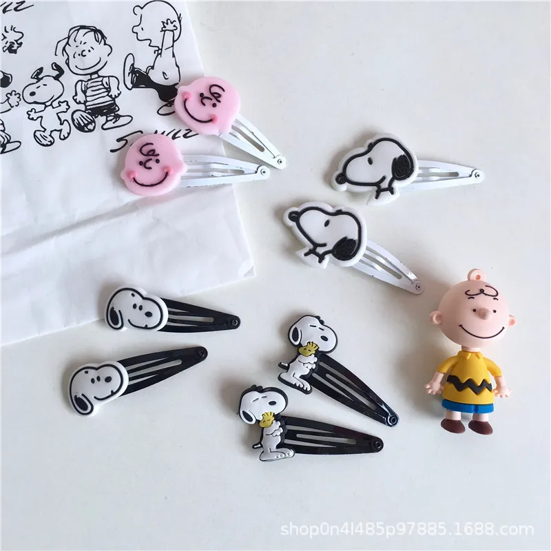 

Kawaii Anime Snoopyed Charlie Brown Cartoon Hairpin Hair Accessories Hairpin Bangs Clip Bb Clip Headgear Birthday Gift for Girls
