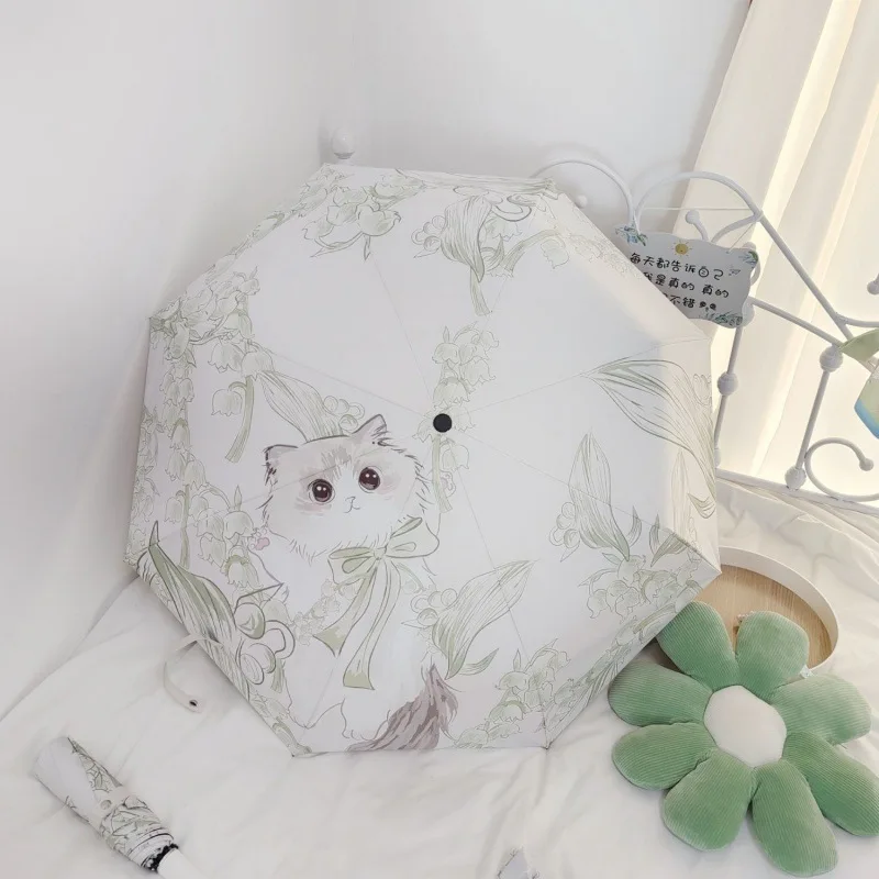 

2023 новейшая система Mori простой солнцезащитный Зонт с защитой от УФ-лучей маленький портативный Зонт с высоким внешним видом для студенток