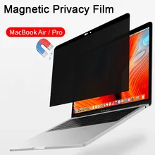 Magnetic Privacy Filter For Macbook Air 13 15 M1 M2 2022 2023 Pro 14 16 12 Screen Protector Anti-spy Anti-peep/Glare Matte Film