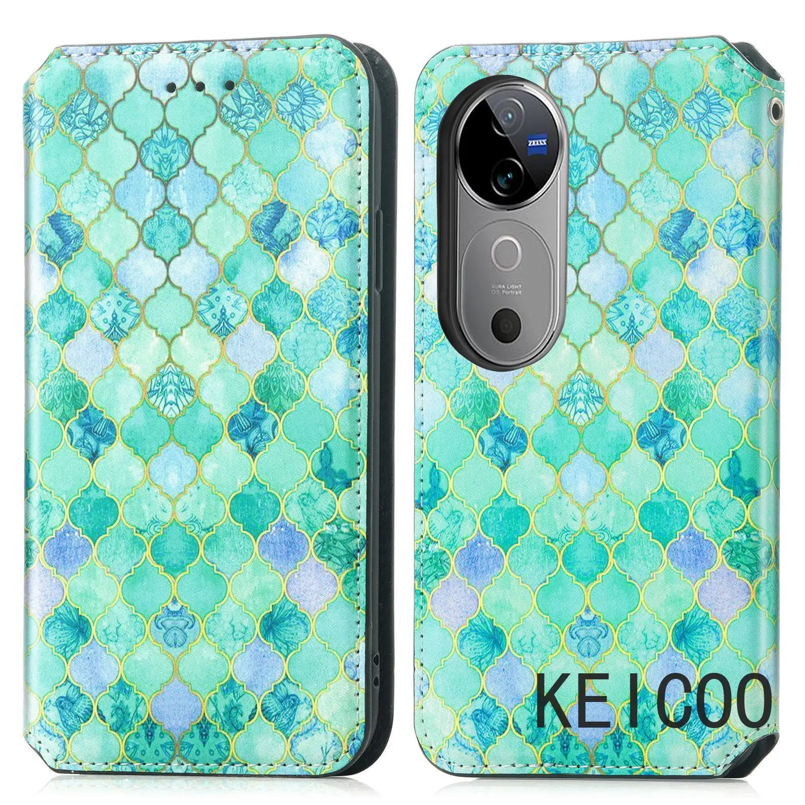 Кожаный чехол для телефона Vivo V40 Y28s S15 S15E T2X Pro