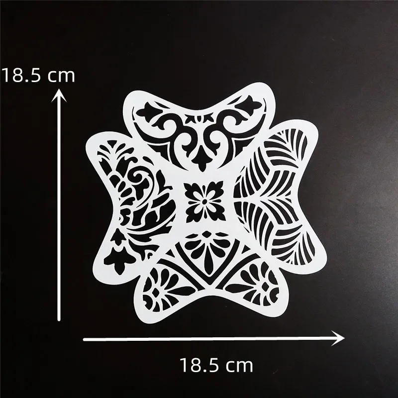 Пластиковый трафарет для рисования на Хэллоуин тыква Бабочка единорог