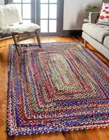 rug 100 natural cotton braided style runner rug living area carpet handmade rugs for bedroom home living room decor