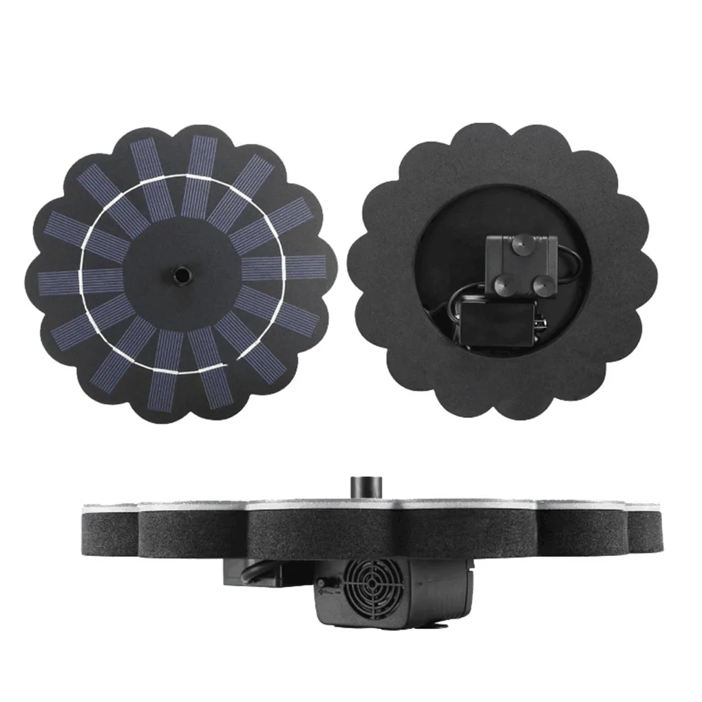 

Solar Powered Water Fountain Outdoor Pool Pond Birdbath Submersible Water Pump Fountain Spray