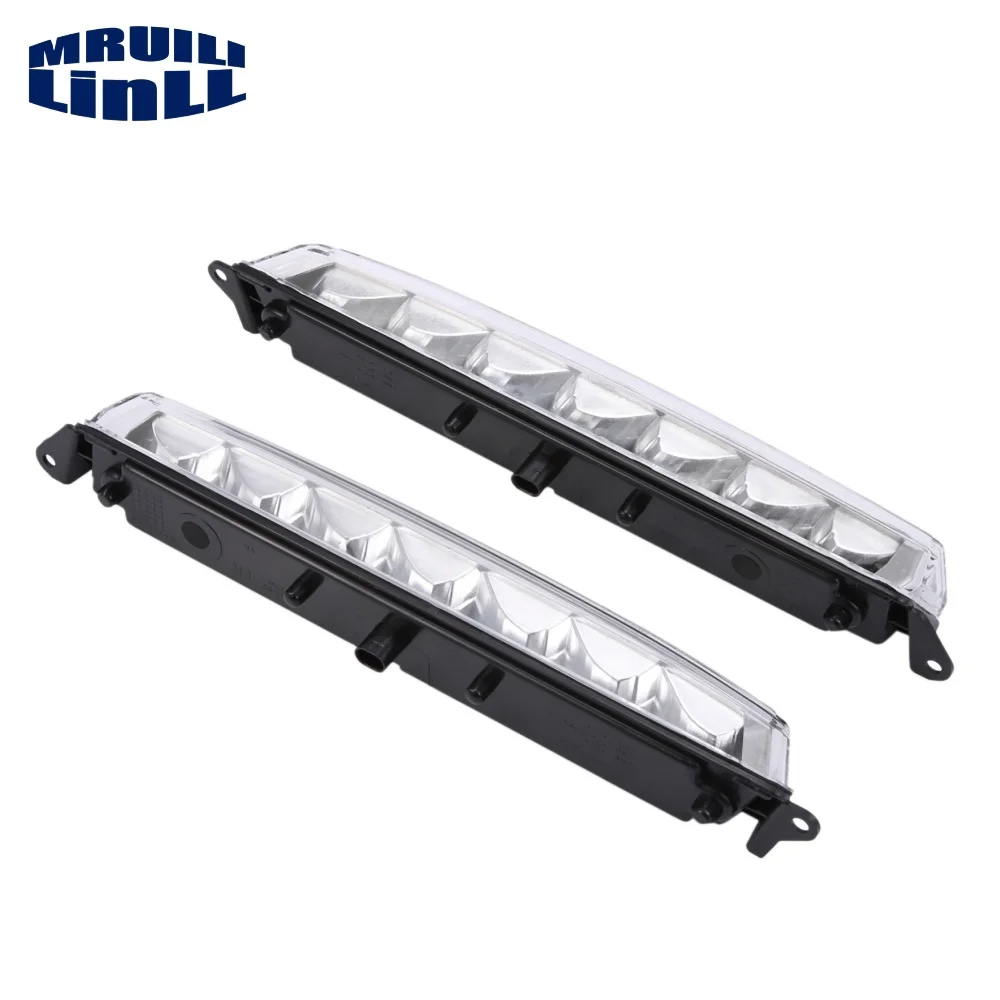 Новые Автомобильные дневные ходовые огни, противотуманные фонари, модель OE #1649060351 1649060451 для Mercedes Benz GL320 GL350 ML63