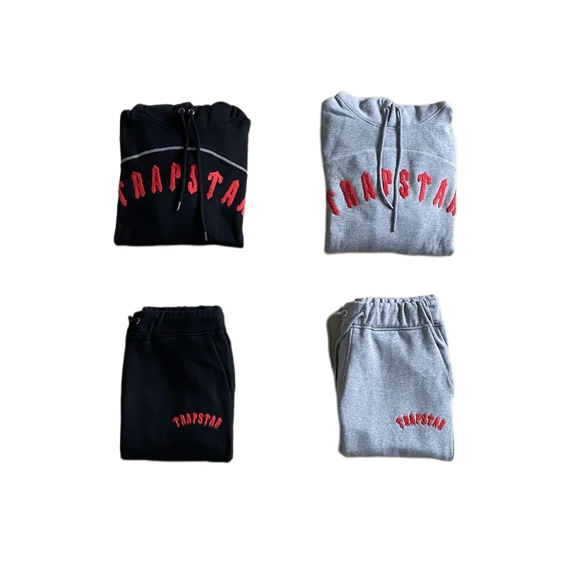 

Autumn And Winter Trapstar Tracksuit London Hoodies Men Top Quality Towel Embroidery Pullovers Fleece Hoody Sweatshirts