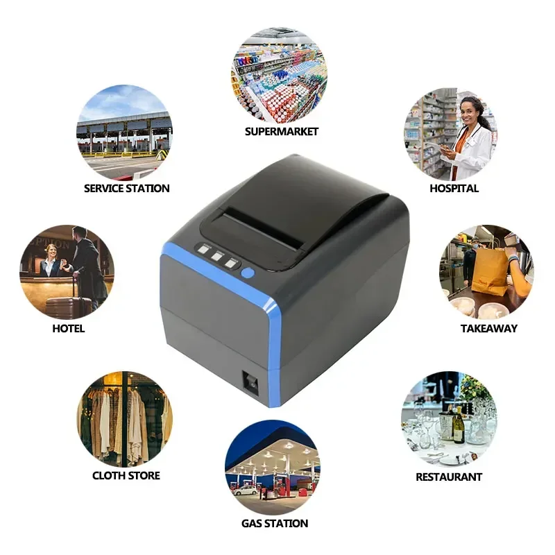 Фото Производитель термопринтеров ZYWELL, 80-мм принтер для чеков, принтер для POS-систем №1