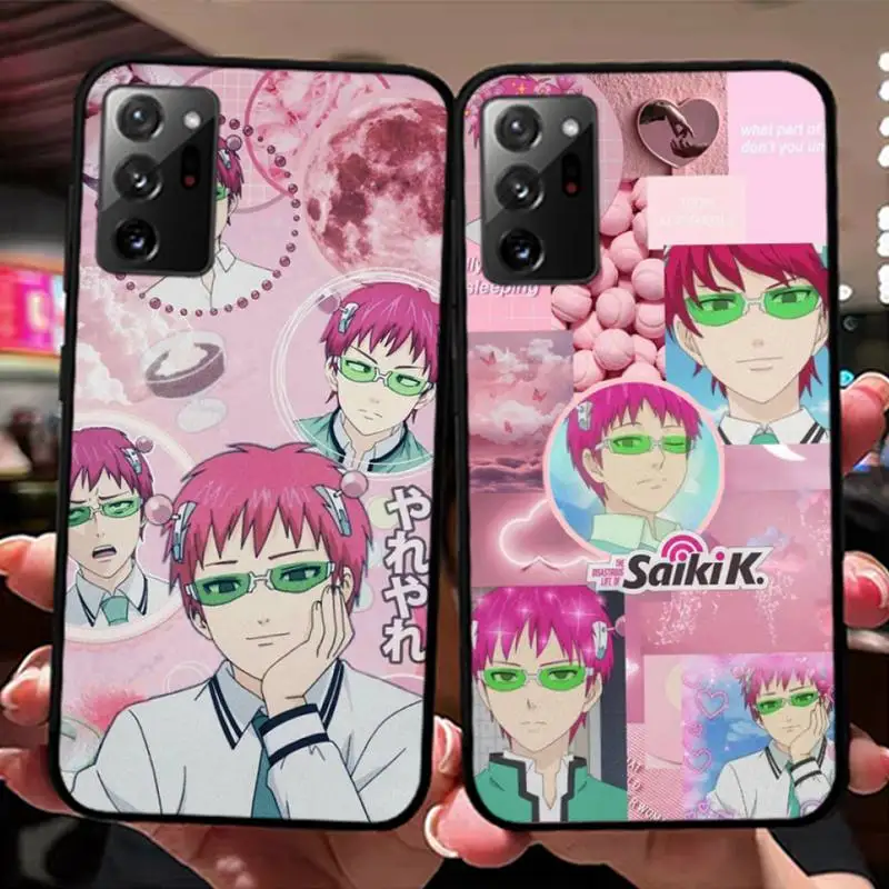 

The Disastrous of Saiki K Saiki Kusuo Phone Case For Samsung Note 8 9 10 20 pro plus lite M 10 11 20 30 21 31 51 A 21 22 42 02