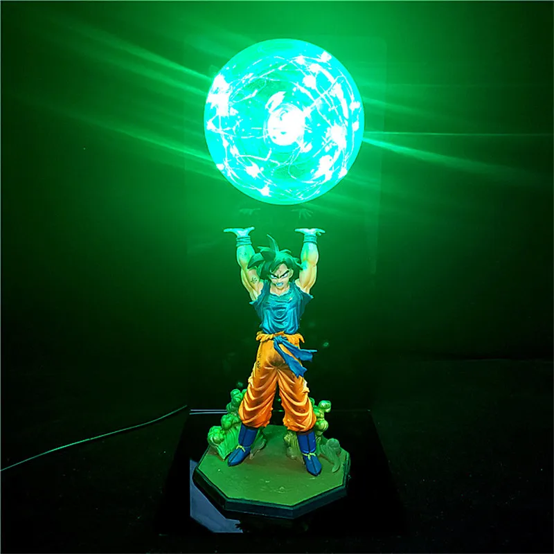 Dragon Ball Z Ultra Instinct Son Goku Action Figures DIY Lamp Figure DBZ Strength Bombs LED Bedroom Decorative Collection Toys images - 6