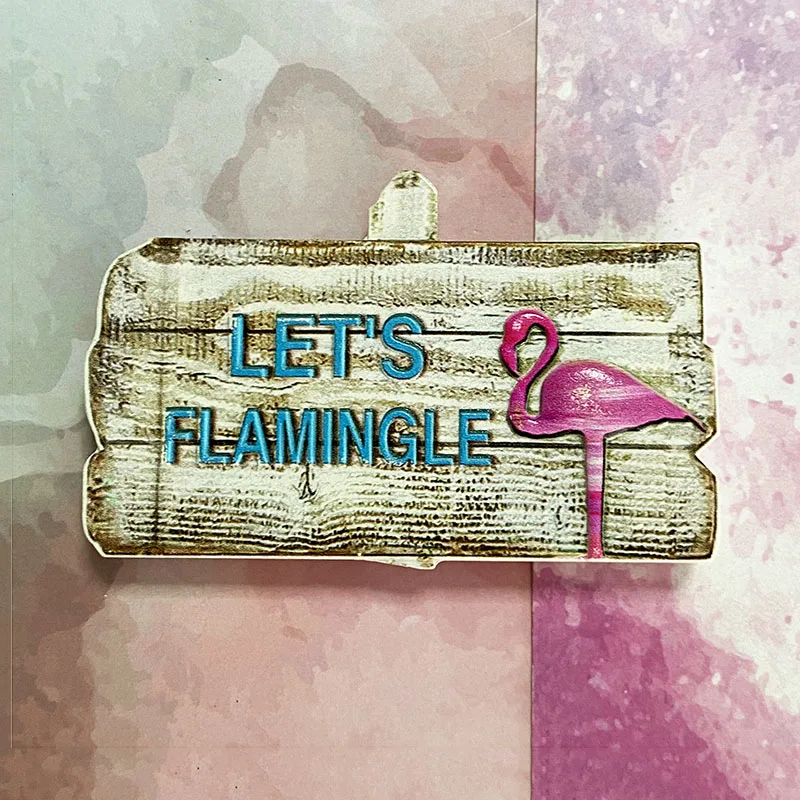 Итальянские туристические сувениры неаполские фламинго доска для сообщений 3D