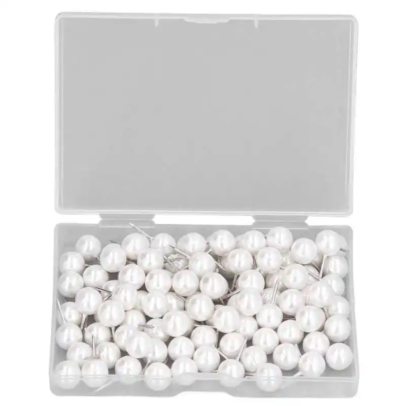 

Швейные булавки, перламутровые булавки с шаровой головкой, пластиковая коробка из нержавеющей стали, упакованная для проектов ручной работ...