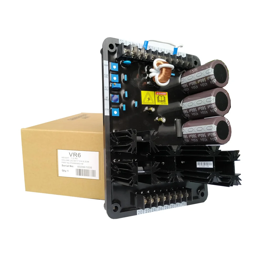 

VR6 AVC125-10B2 K65-12B Automatic Voltage Regulator AVR for Diesel Generator Volt Regulation