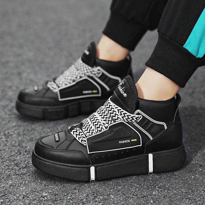 Brand Kids Shoes Fashion Boys High Top Basketball Shoes Lighweight Sport Shoes Kids Sport Tennis Shoes Soft Bottom Running Shoes