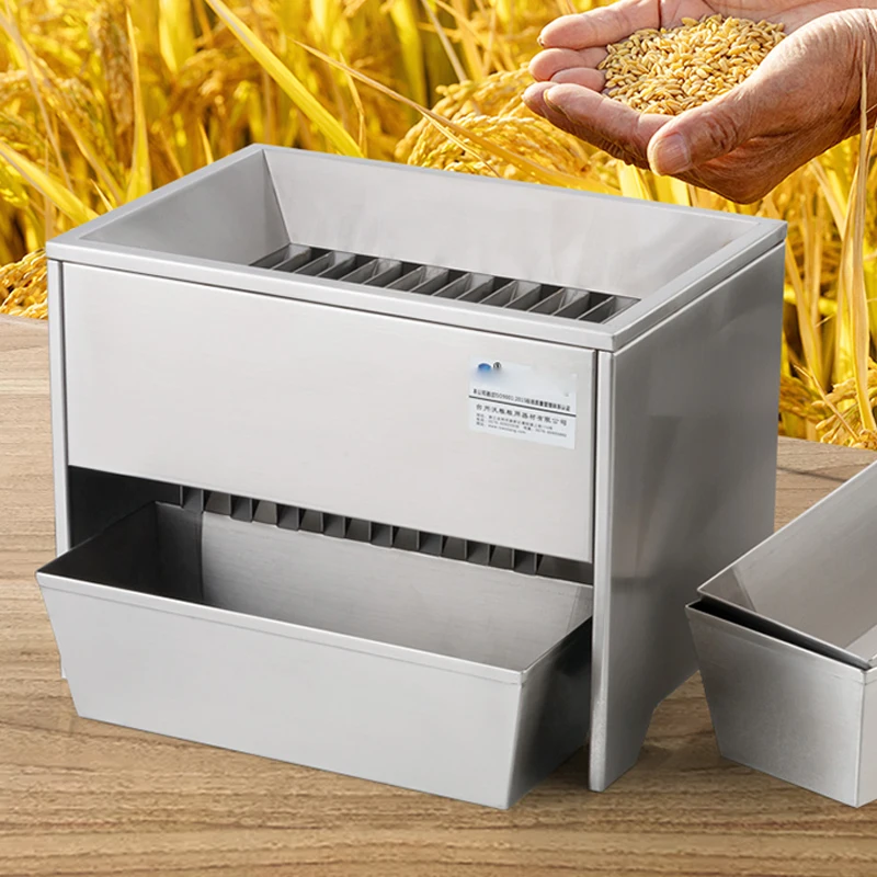 

HGG II Stainless Steel Horizontal Format Sample Splitter Slot Separator Special for Grain and Corn Seed Grain Depot