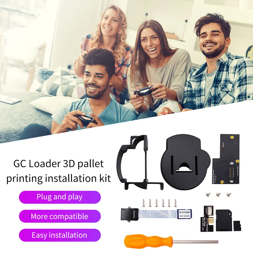 Комплект креплений для 3d-принтера NGC консоль GameCube погрузчик GC Lite и адаптер SD2SP2