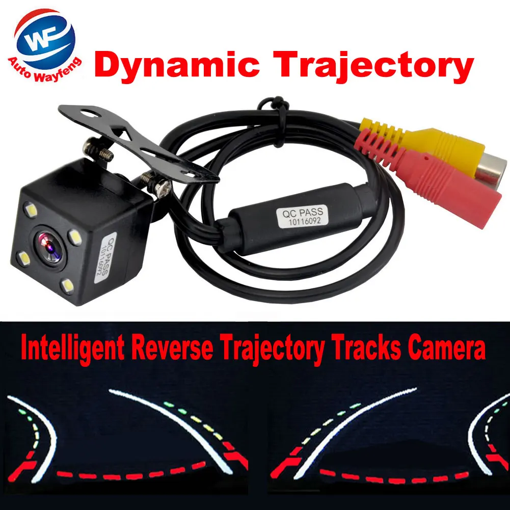

NEW Hot Intelligent Dynamic Trajectory Tracks Rear View Camera ccd CCD Reverse Backup Camera Auto Reversing Parking Assistance
