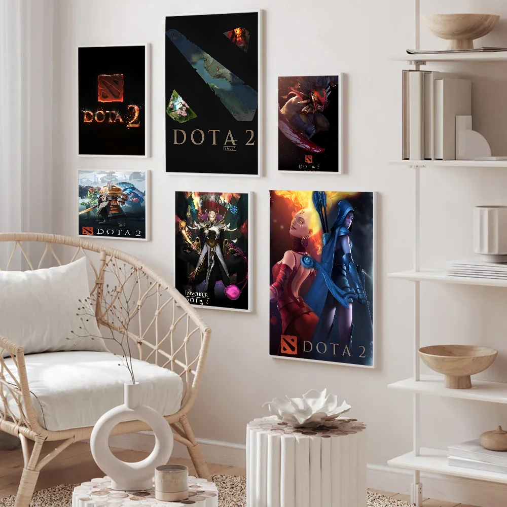 Классические винтажные постеры D-Dota 2 декоративная живопись настенное искусство