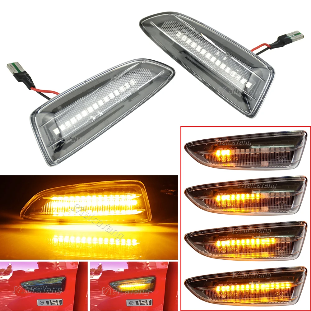 Светодиодный Динамический указатель поворота для Opel Vauxhall Astra J K Crossland X Grandland Insignia B