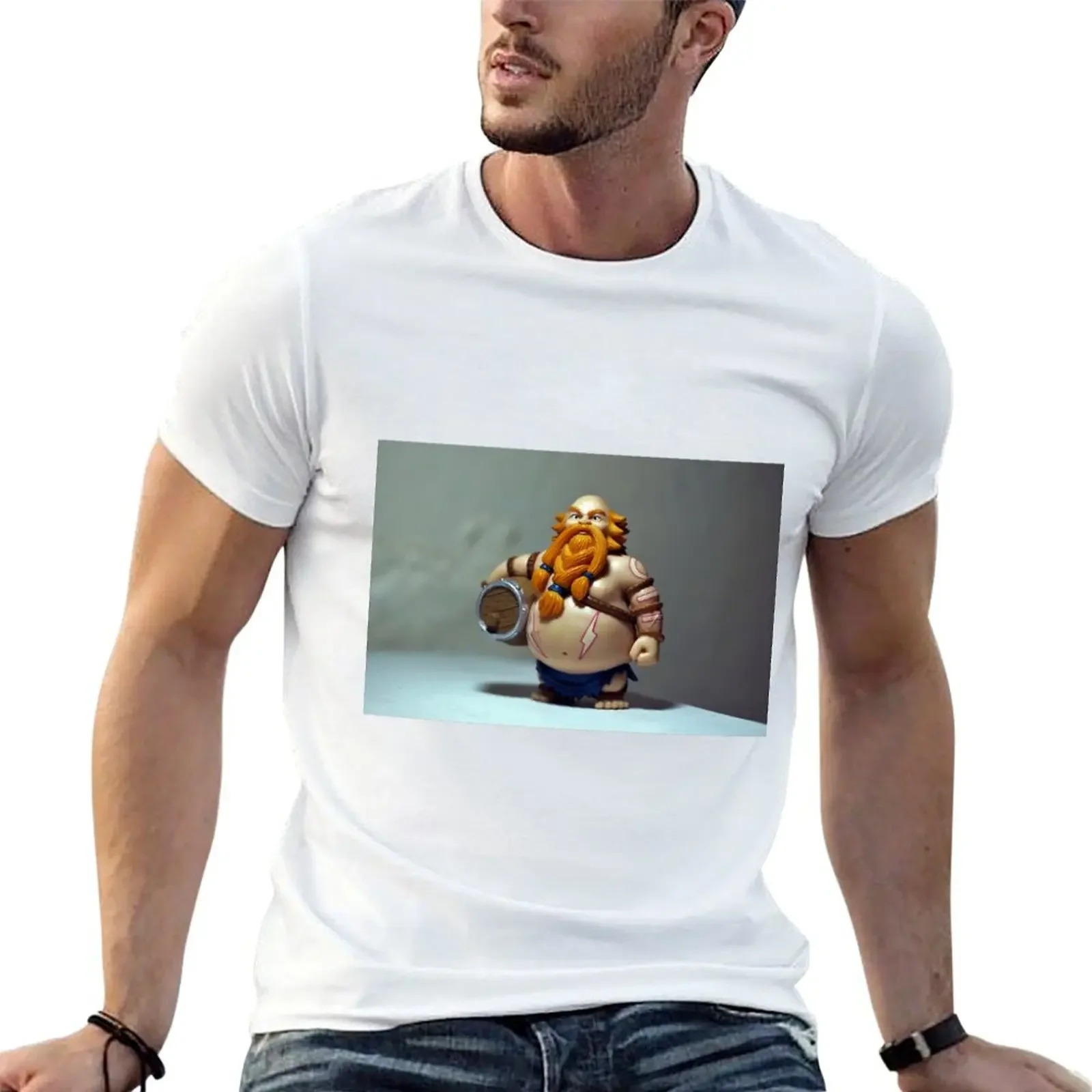 Футболка Gragas для мальчиков белая мужская футболка дешевые вещи