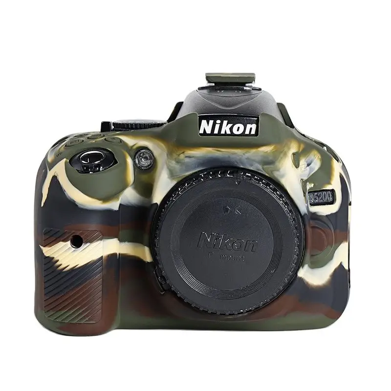 Силиконовый кожаный чехол для камеры Nikon D7100 D7200 D5100 D5200 D5300 D750 D5600 D3100 D3200 D3300 D610 D90 D810