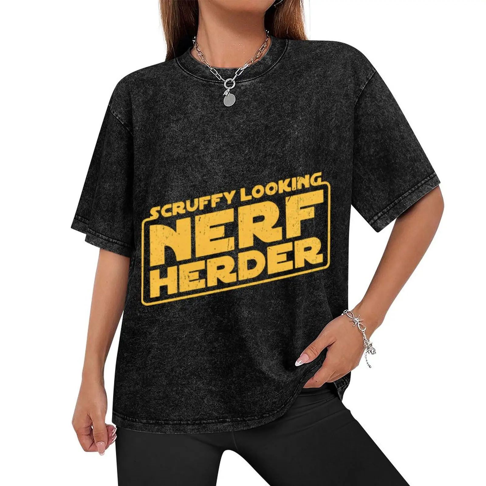 Футболка Scruffy Looking Nerf Herder новое издание таможенный дизайн ваши собственные